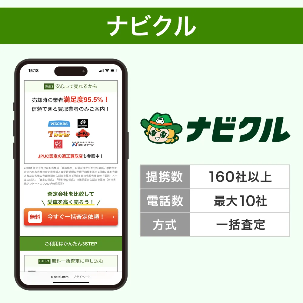 ナビクル一括査定